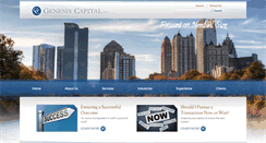 Desktop Screenshot of genesis-capital.com